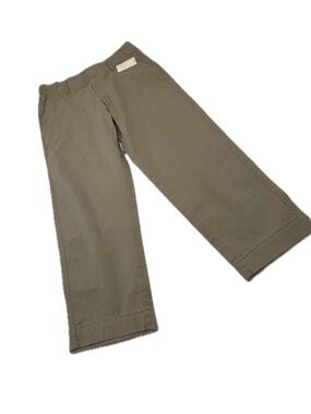 A New Day Khaki Wide Leg Chino Trousers Tan Pants Women's Size 14 NWT